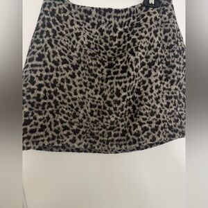 Zara Leopard mini skirt